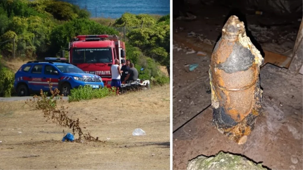 Şile sahilde bulunan 30’a yakın mayın ekipleri harekete geçirdi! Plaj kapatıldı, kontrollü patlama yapılacak