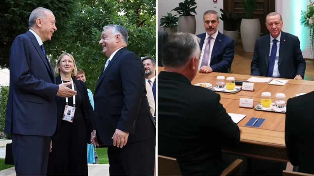 Cumhurbaşkanı Erdoğan, Budapeşte’de Macaristan Başbakanı Orban ile görüştü