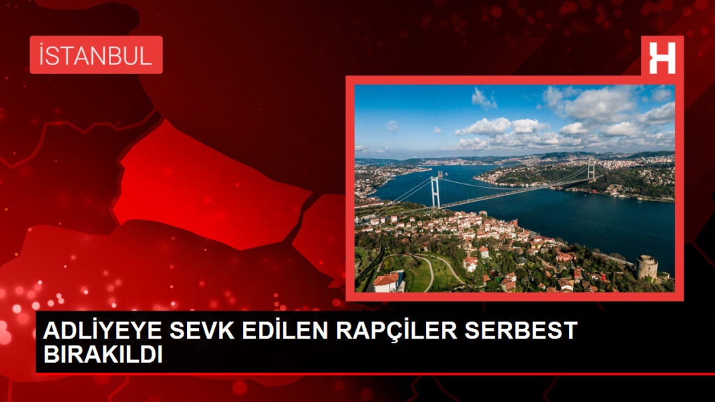 Operasyonla gözaltına alınan rapçiler, yurt dışı çıkış yasağı ve adli kontrol şartıyla serbest bırakıldı