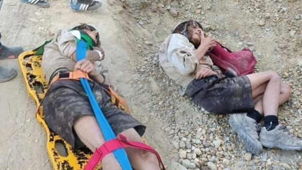 Domuz avına çıkan avcılar 3 gündür mahsur kalan Fransız gezginleri buldu!