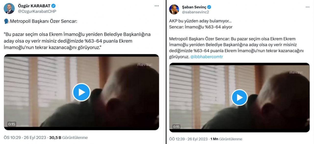 Özer Sencar'dan İmamoğlu tayfasına 'anket' tokadı! Yüzde 64 hayali buhar oldu