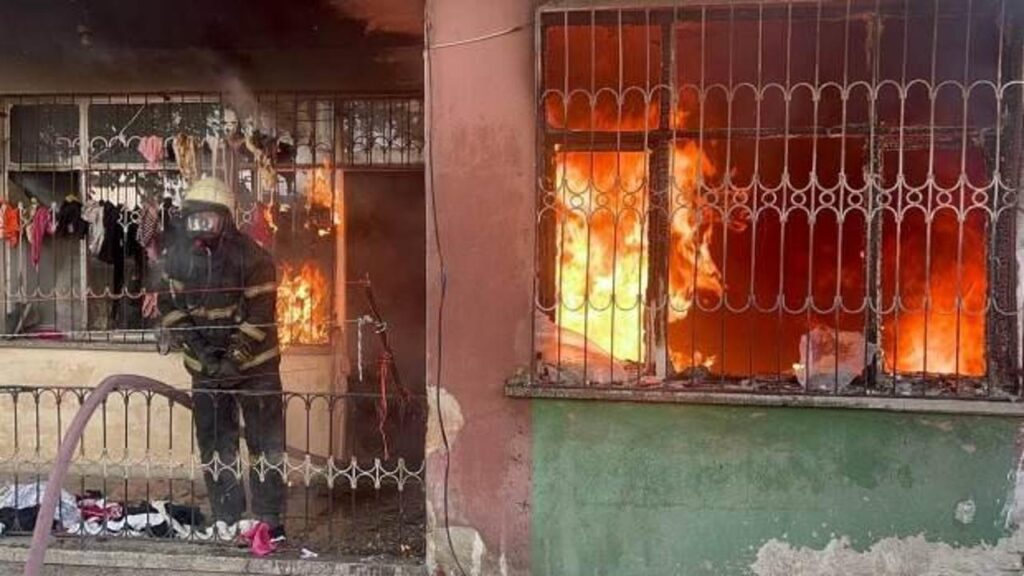 Aksaray’daki yangında yürek yakan detay: Saklandığı için bulunamadı