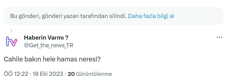 Vatandaşlar Berna Laçin’e tweet sildirtti: Hamas'ı şehir zanneden 'yurdum aydını'