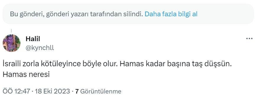 Vatandaşlar Berna Laçin’e tweet sildirtti: Hamas'ı şehir zanneden 'yurdum aydını'