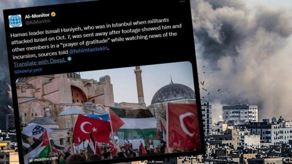 Washington merkezli Al-Monitor’dan Hamas üzerinden Erdoğan hakkında çirkin iddia