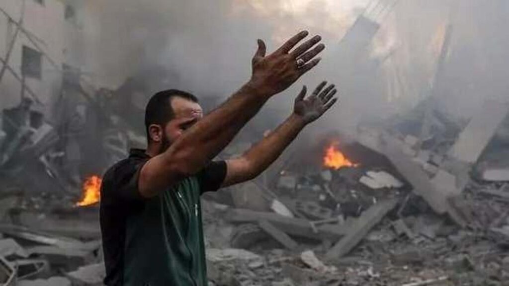 Çaresizliğin fotoğrafı! Filistinliler ölümü böyle bekliyor