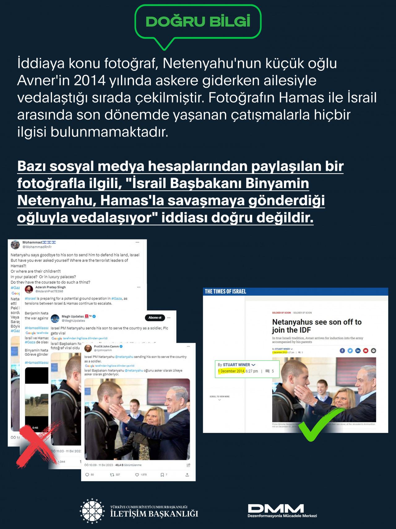 Netanyahu'nun oğlu savaşa mı katıldı? Bu da yalan çıktı