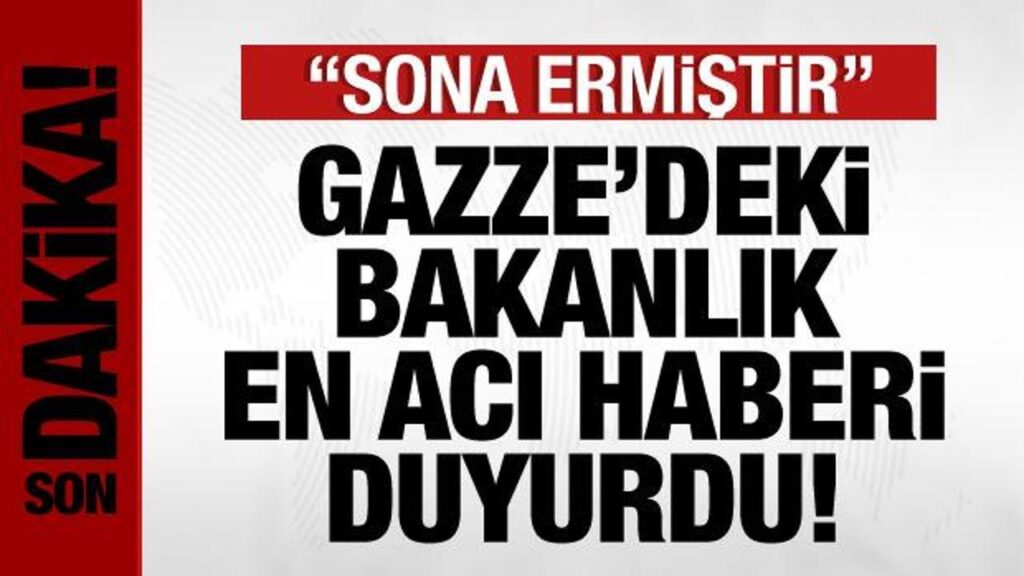 Çocuk katili İsrail’in vurduğu Gazze’den en acı haber! Eğitim dönemi sona erdi!