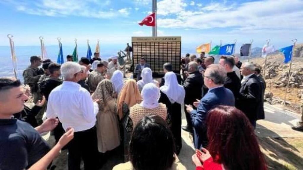 Cudi Dağı’na 207 şehidin anısına ‘Şehitler Anıtı’ yapıldı
