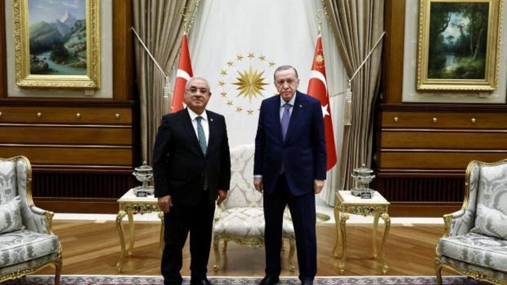 Cumhurbaşkanı Erdoğan, Önder Aksakal’ı kabul etti