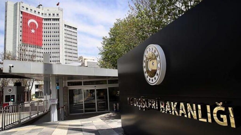 Dışişleri Bakanlığı’ndan ödül tepkisi