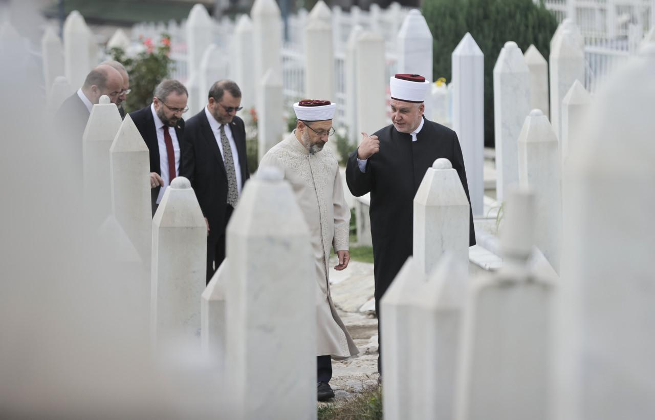 Diyanet İşleri Başkanı Erbaş, Bosna Hersek İslam Birliği Başkanı Kavazovic ile görüştü