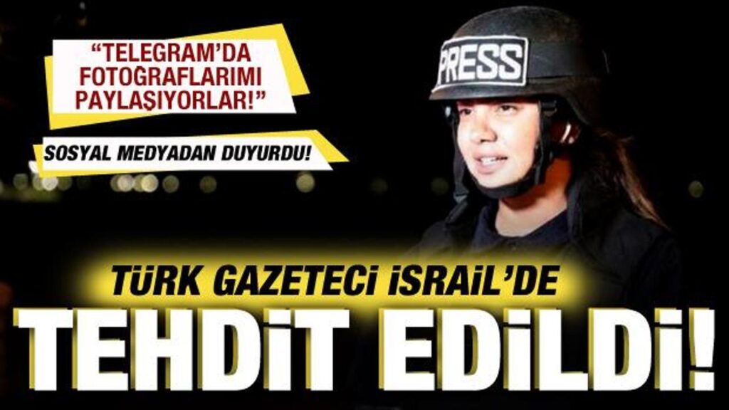 İsrail’de, Fulya Öztürk’e tehdit telefonu! Fotoğraflarını paylaştılar…