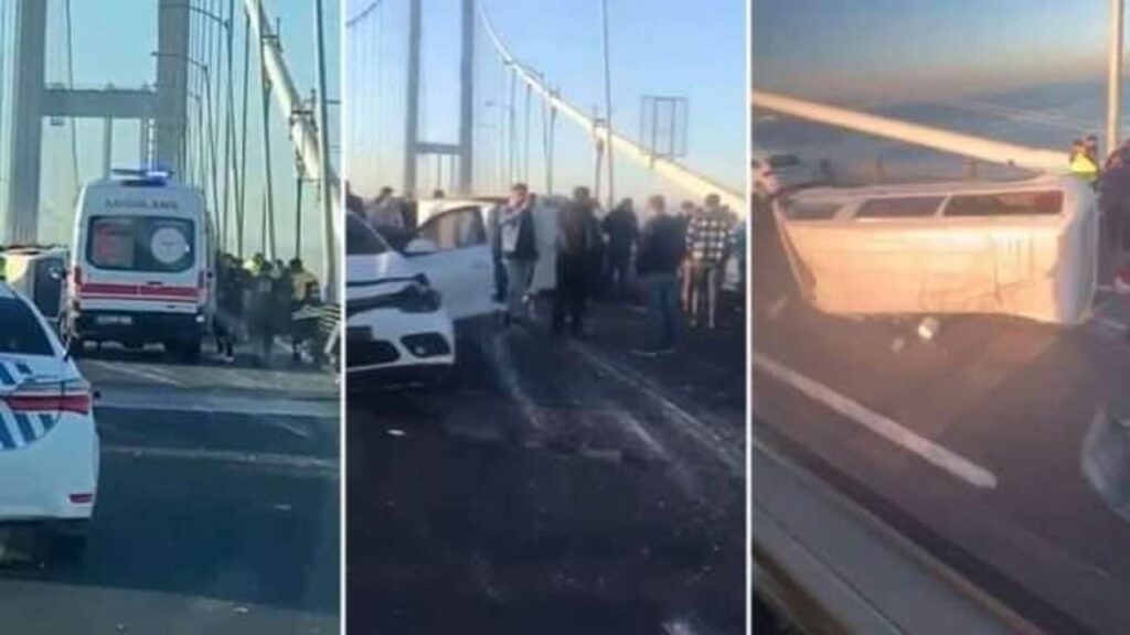 Osmangazi Köprüsü’nde kaza: 8 yaralı