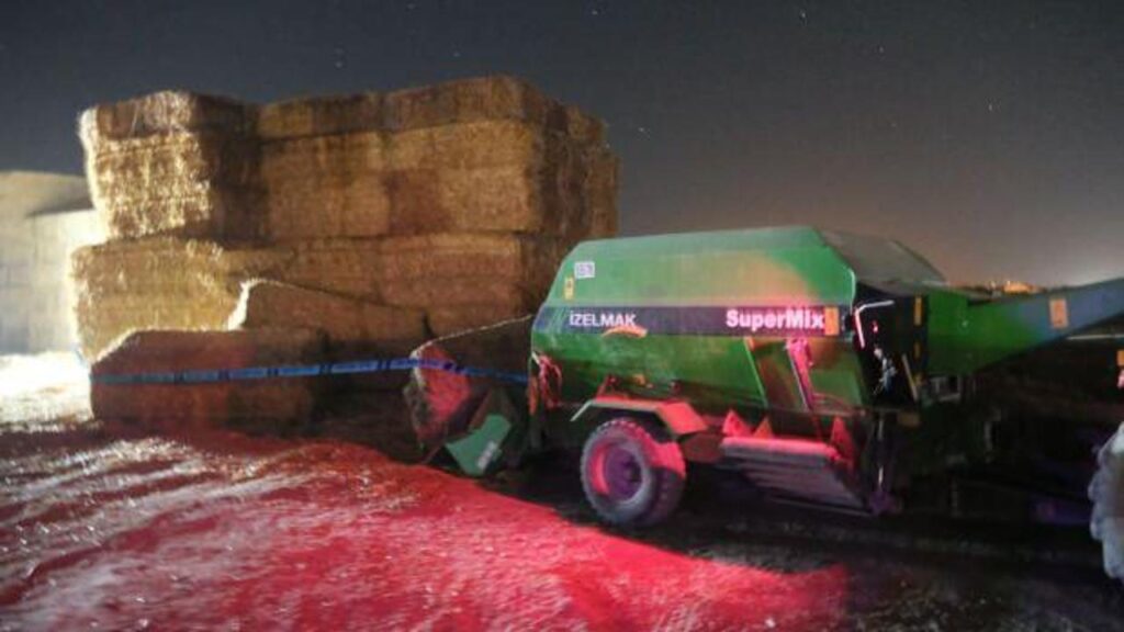 Konya’da üzerine saman balyaları düşen kişi öldü