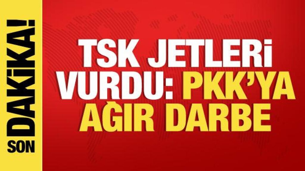 PKK’ya hava harekatı: 6 terörist etkisiz