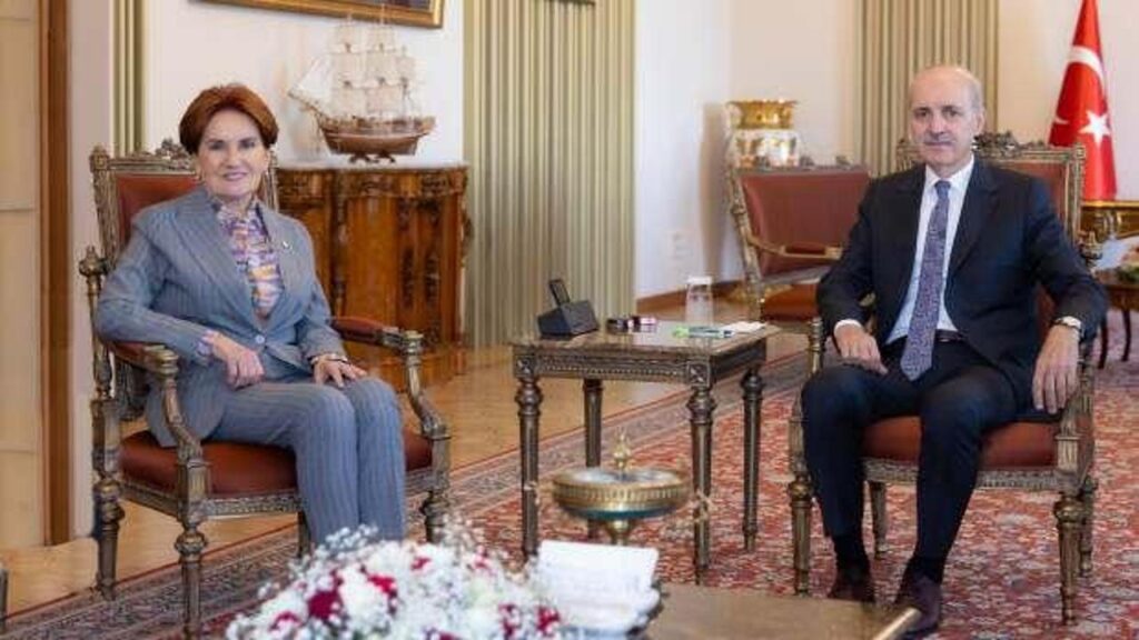 TBMM Başkanı Kurtulmuş, Akşener ile görüştü