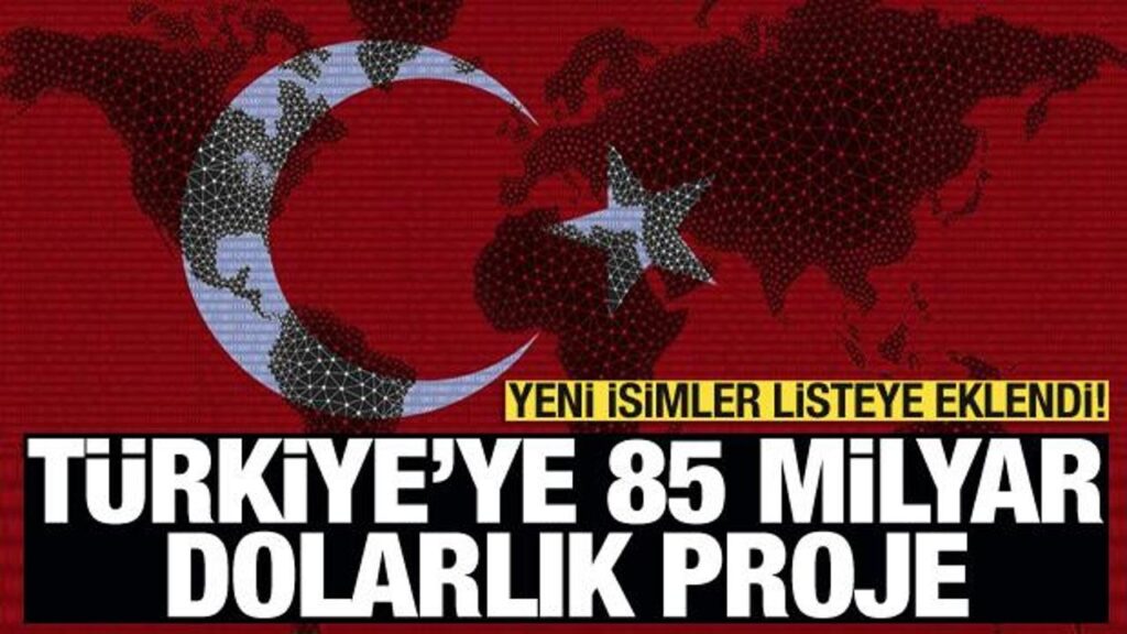 Türkiye bölgede vites büyütüyor! Projenin değeri 85,4 milyar dolar