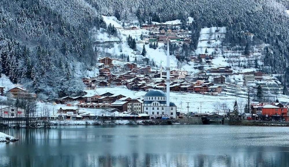 Uzungöl’ den kar manzaraları