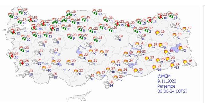 Sıcaklık çakılıyor! Meteoroloji'den hava durumu uyarısı