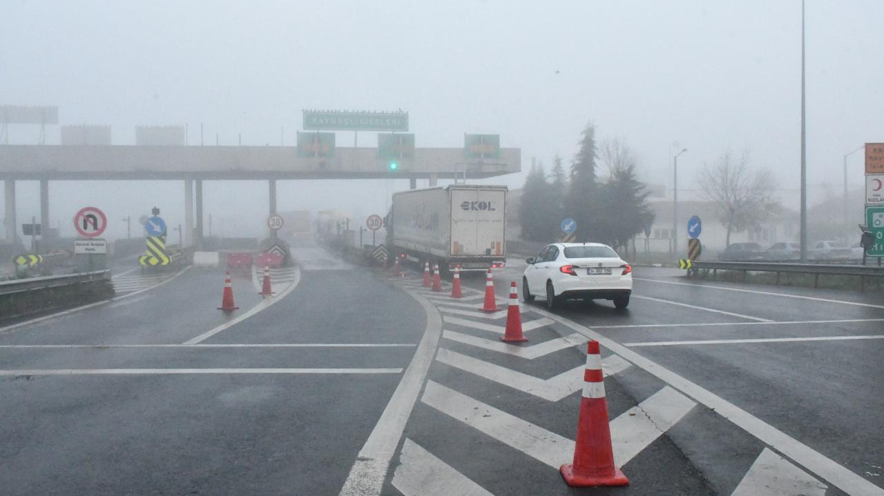 Bolu Dağı Tüneli İstanbul istikameti trafiğe kapatıldı