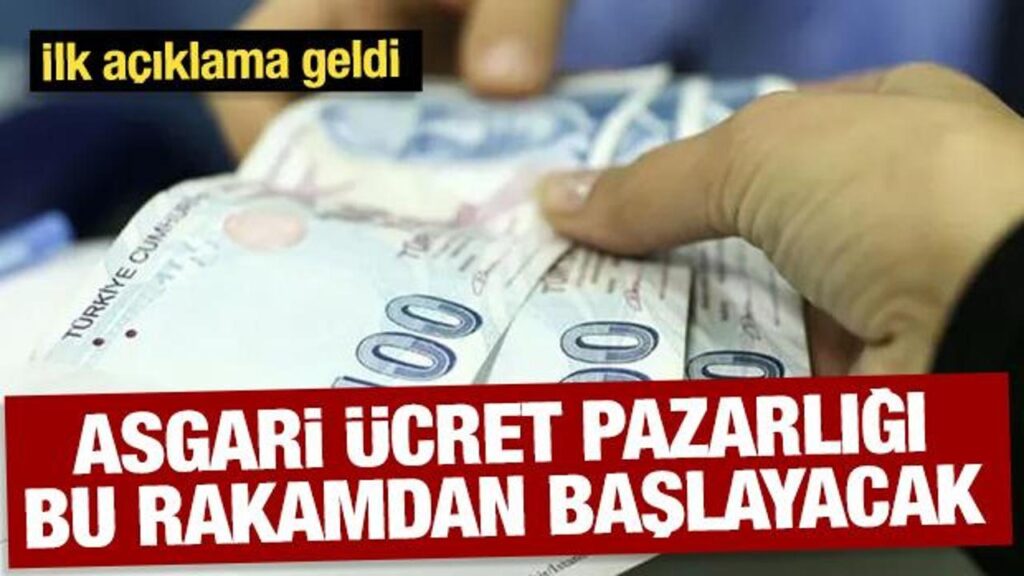 Asgari ücret pazarlığı bu rakamdan başlayacak: Zam maratonu başlıyor