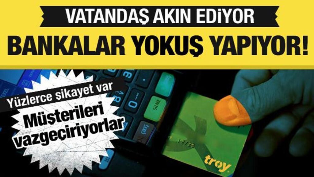 Bankalardan TROY yokuşu!