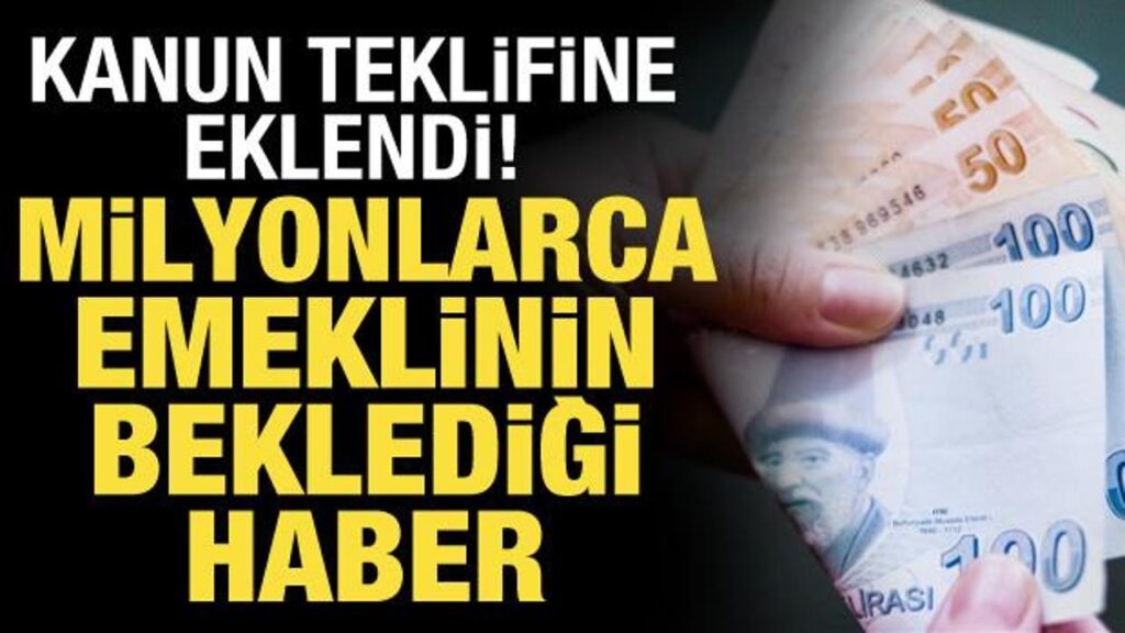 Çalışan emeklilere 5 bin lira ikramiye ödenmesine ilişkin önerge kabul edildi