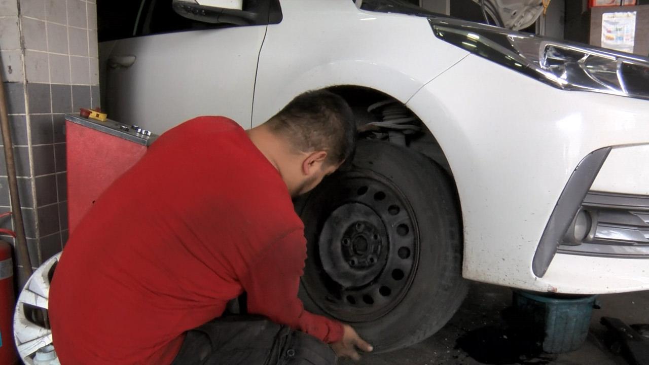 Lastikçilerde '25 Kasım kış lastiği' yoğunluğu