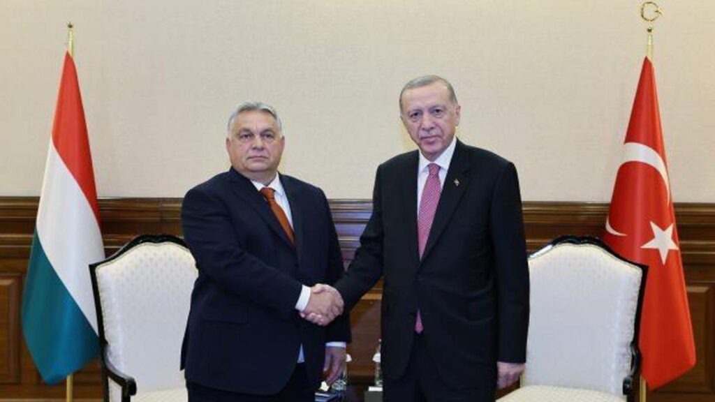 Cumhurbaşkanı Erdoğan Macaristan Başbakanı Orban’ı kabul etti
