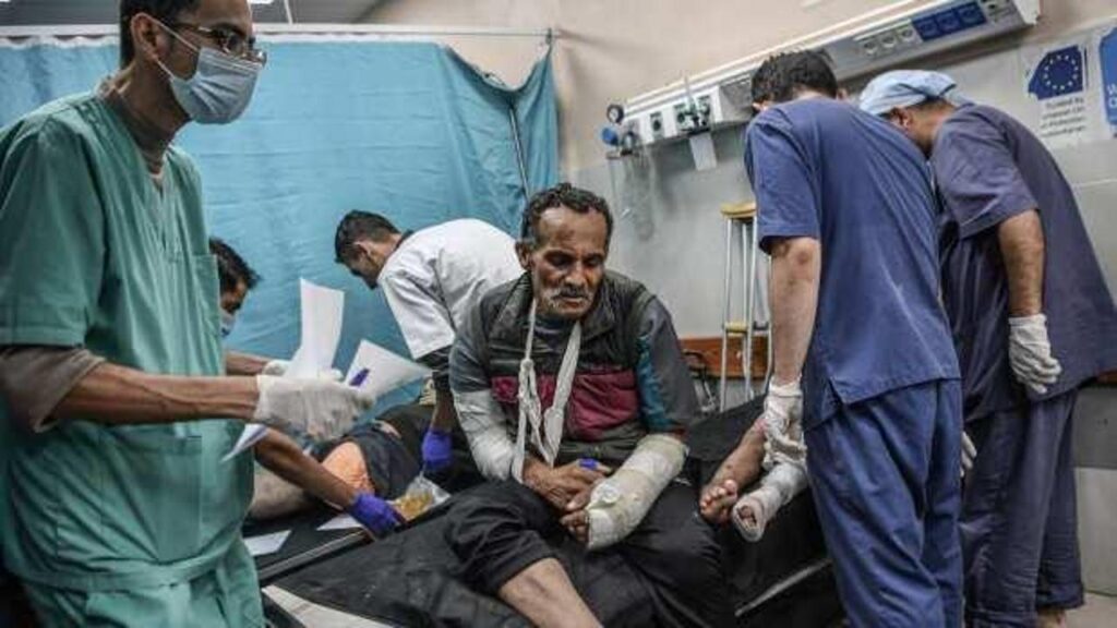 Gazze’de kurulacak sahra hastanesi için teknik heyet Gazze’de