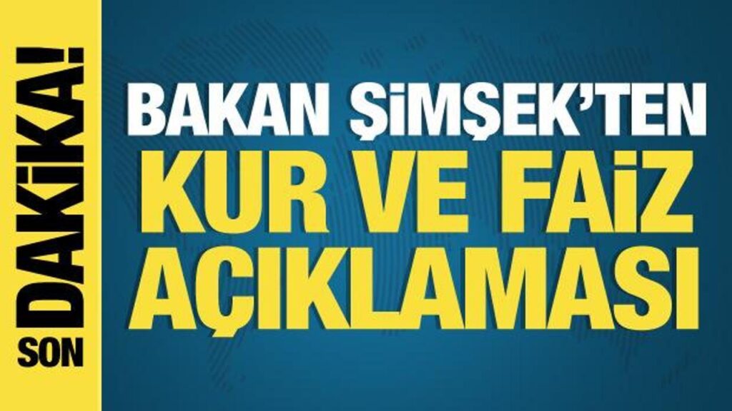 Şimşek: Seçim sonrası fon akışı ciddi şekilde artacak