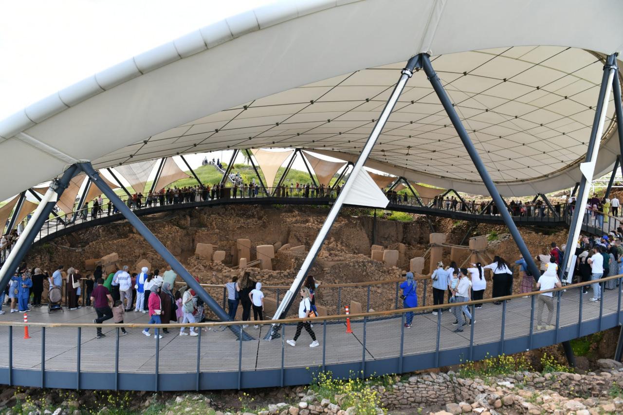 Göbeklitepe, bayram tatilinde rekor üstüne rekor kırdı