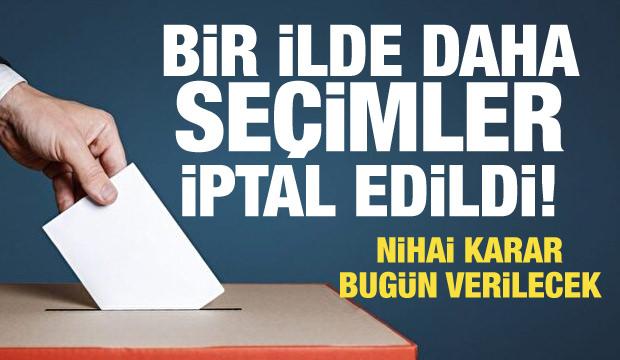 Seçim iptal edilmişti, son karar verildi!