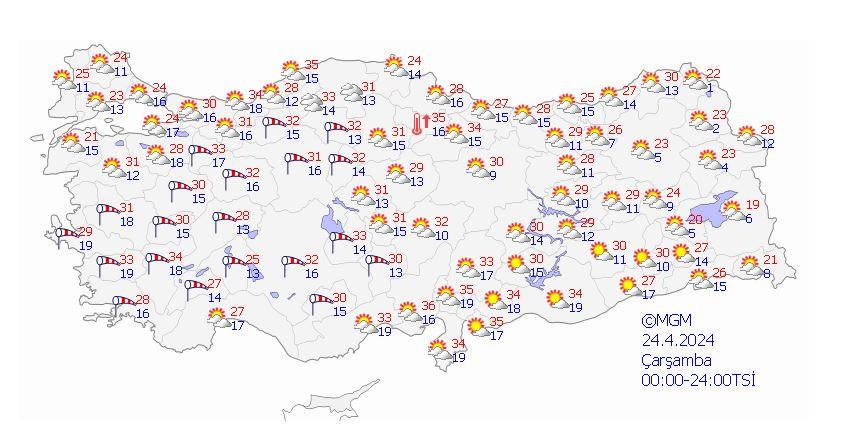 Meteoroloji'den kuvvetli rüzgar ve toz taşınımı uyarısı