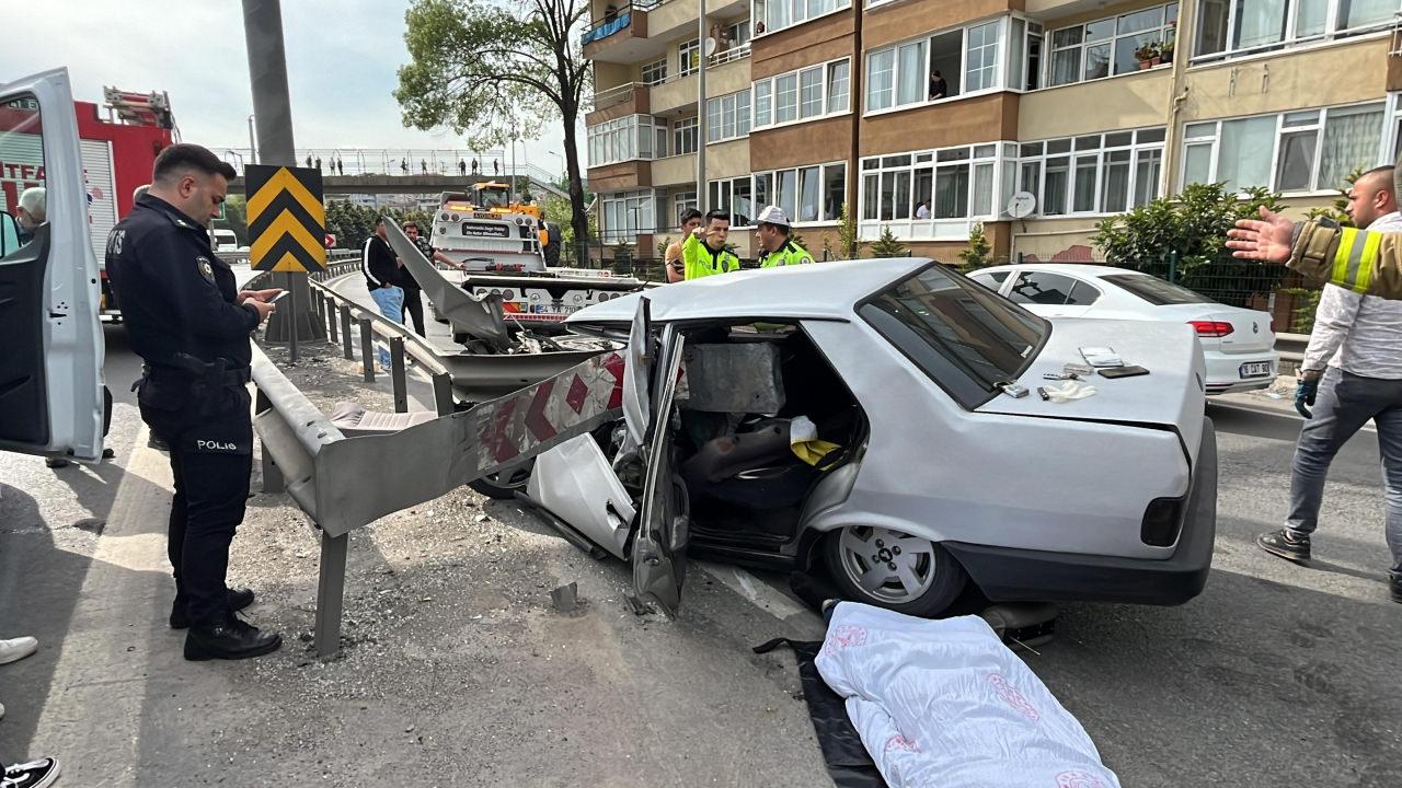 Feci kaza! Bariyer arka koltuğa kadar ilerledi: 1 ölü