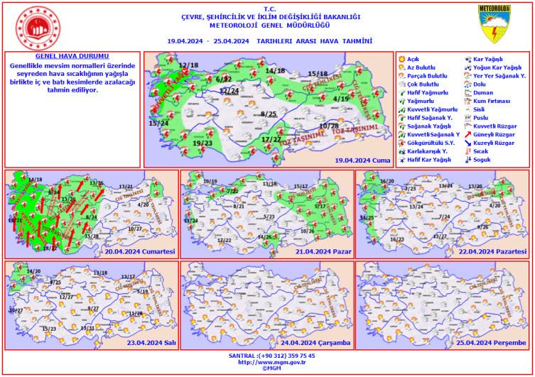 Harita paylaşıldı! Meteorolojiden çok sayıda il için uyarı