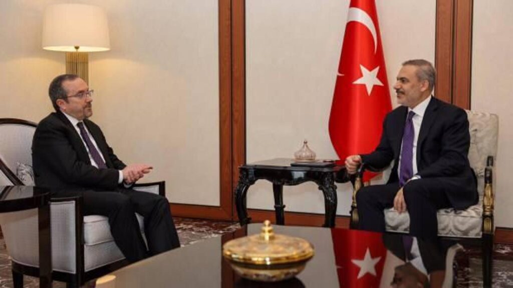 Bakan Fidan, ABD Dışişleri Bakanlığı Müsteşarı Bass ile görüştü