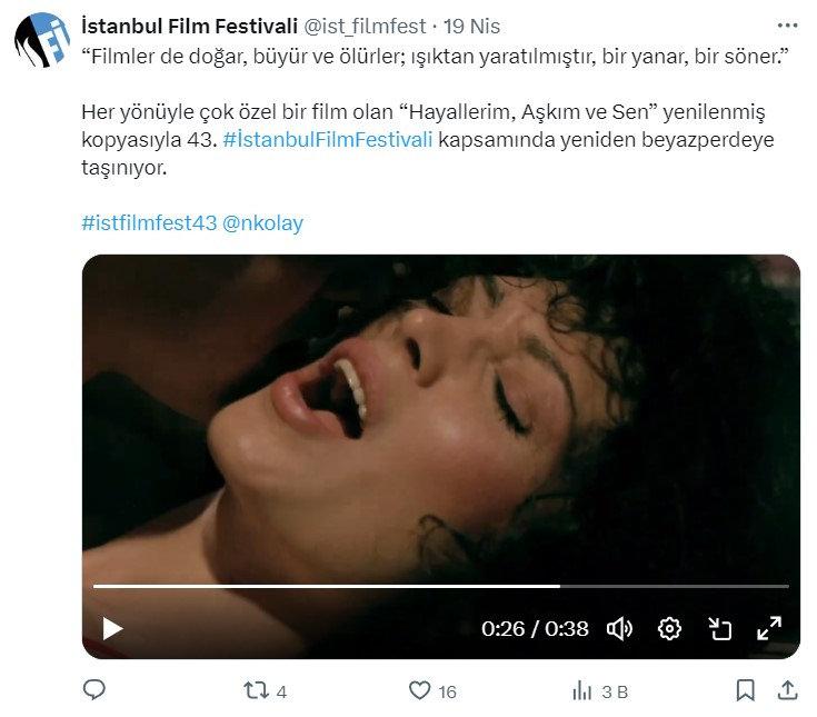 İstanbul Film Festivali’nde LGBT propagandası! Kamu kurumları neden sponsor?