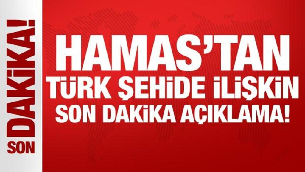 Hamas’tan ‘Hasan Saklanan’ açıklaması: Mescid-i Aksa şehidi ilan ediyoruz!