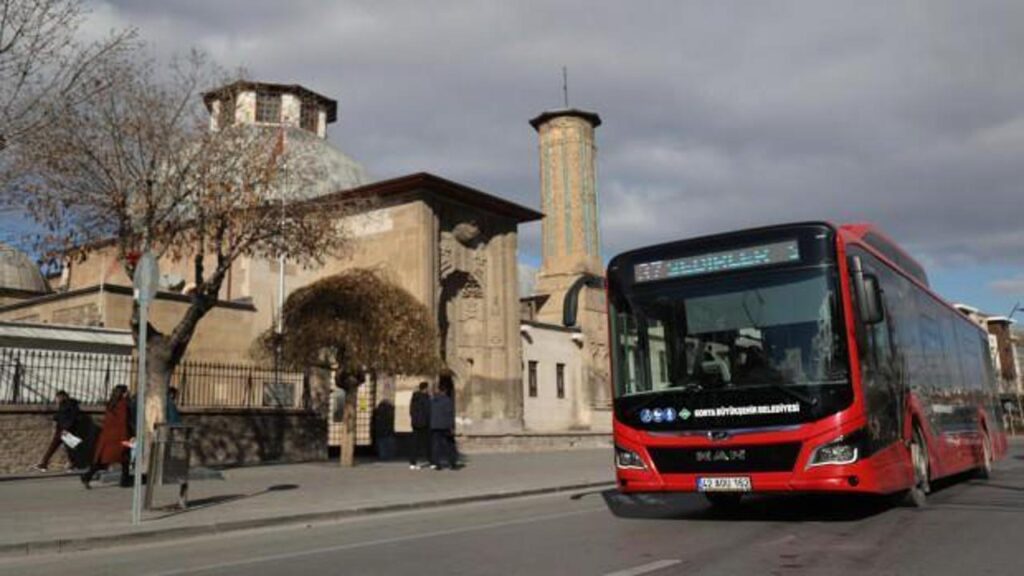 Toplu ulaşımda örnek şehir Konya