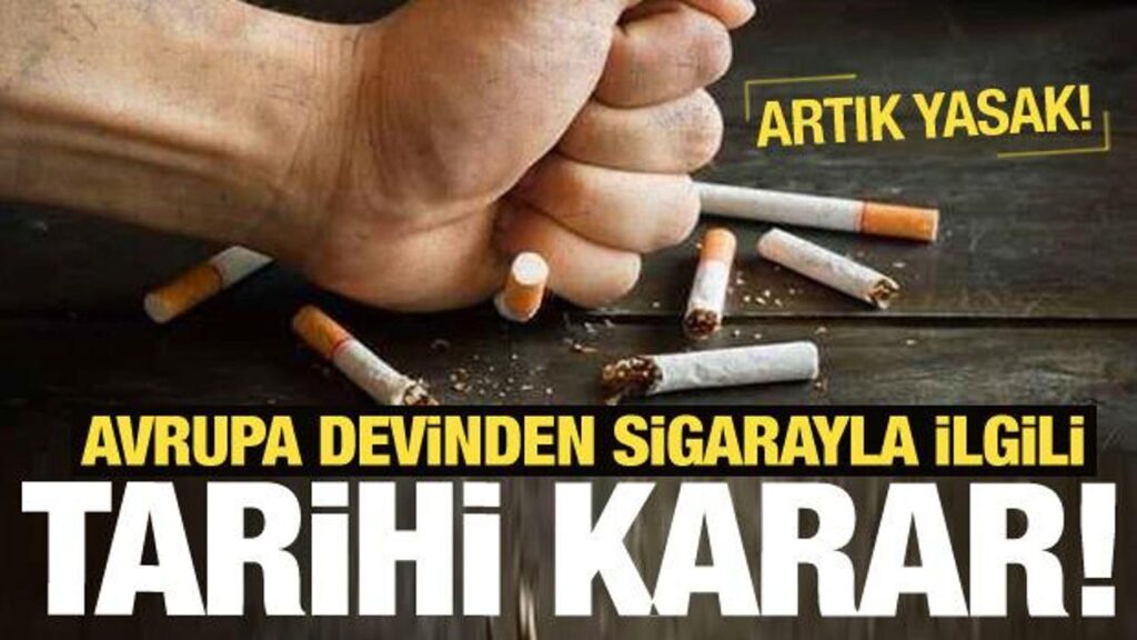 İngiltere’den sigarayla ilgili tarihi karar! Tamamen yasak