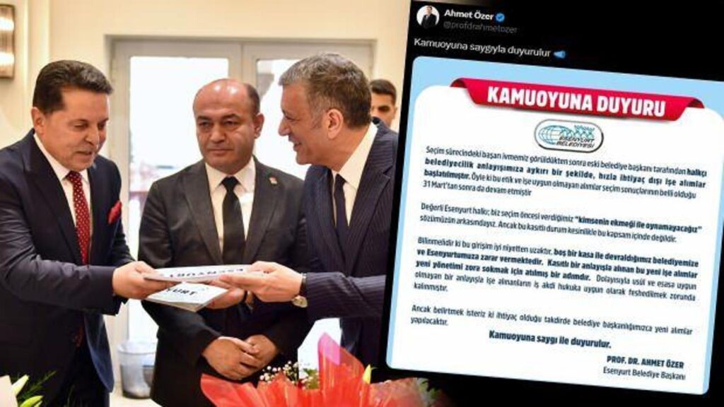 ‘Kent Uzlaşısı’ ile seçilen Ahmet Özer’den CHP’li eski başkana isyan: Boş kasa devraldık