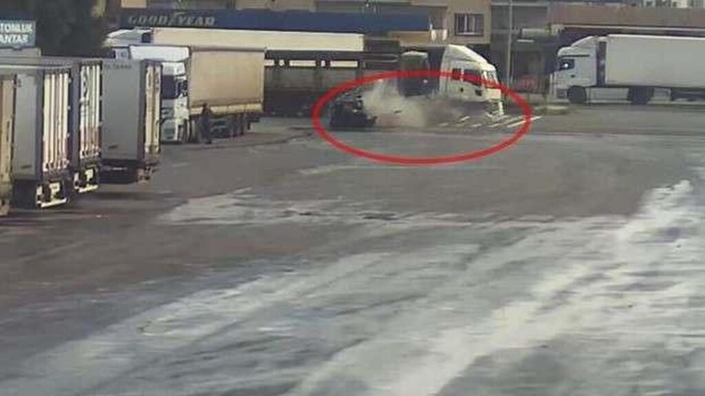 Mardin’de 3 yaşındaki Şerzan’ın öldüğü feci kaza kamerada