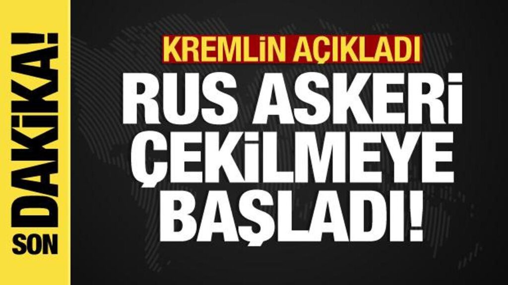 Rus askeri, Dağlık Karabağ’dan çekilmeye başladı