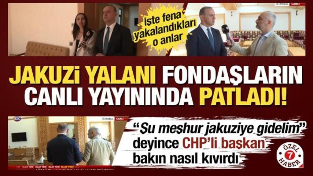 Sancaktepe’deki jakuzi yalanı böyle patladı! Fondaş medyayla şov girişimi fos çıktı