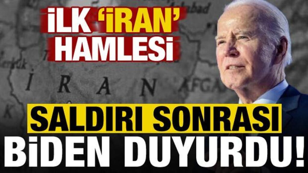 Son dakika: Biden, saldırı sonrası ilk ‘İran’ hamlesini duyurdu!