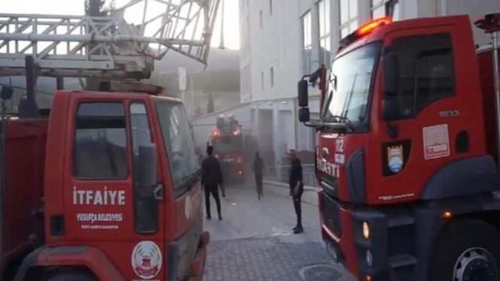 Burdur’da öğrenci yurdunda yangın