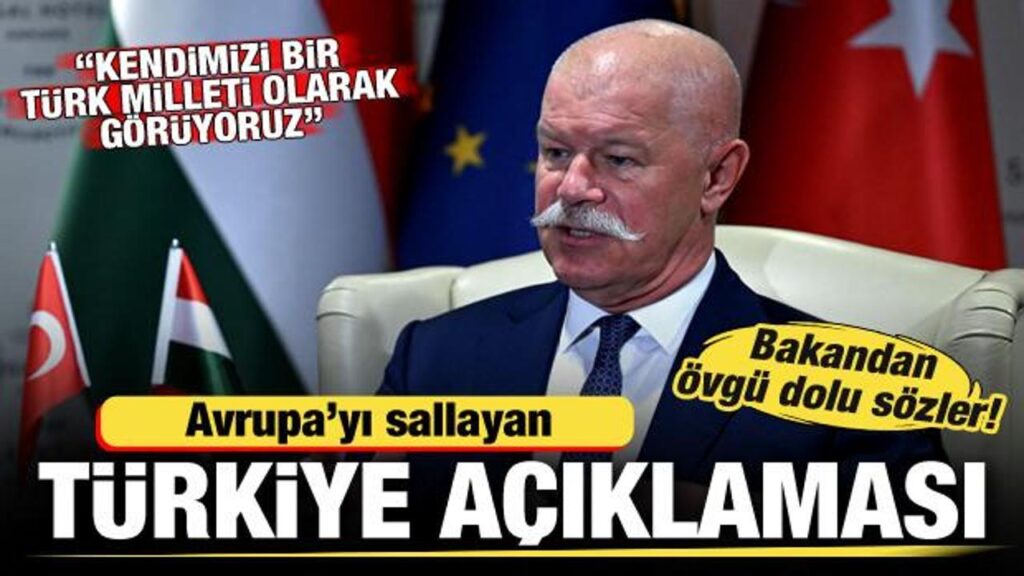 Avrupa’yı sallayan Türkiye açıklaması: Kendimizi bir Türk milleti olarak görüyoruz