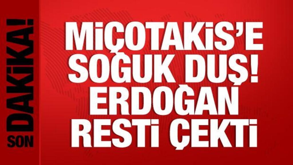 Cumhurbaşkanı Erdoğan’dan Miçotakis’e Hamas resti!